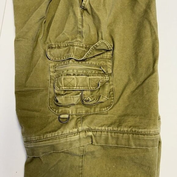 Vintage Redhead Zip Off Cargo Pants Mens 36x32 Green Outdoor Hiking - Picture 7 of 12